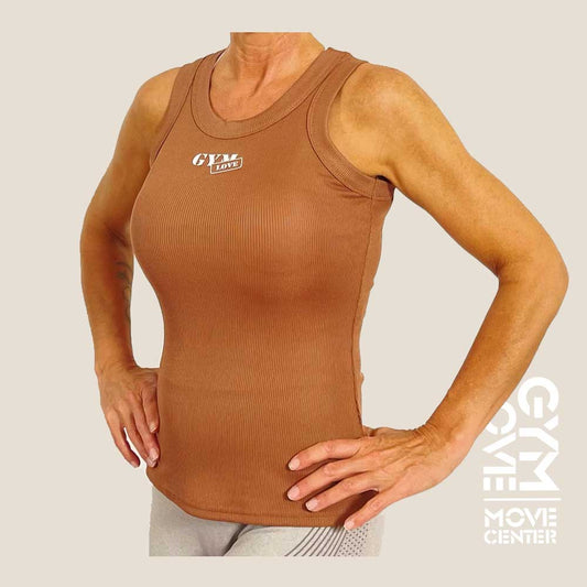 Gymlove Tanktop Ripp Braun