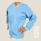 GymLove Sweater Oversized Blau